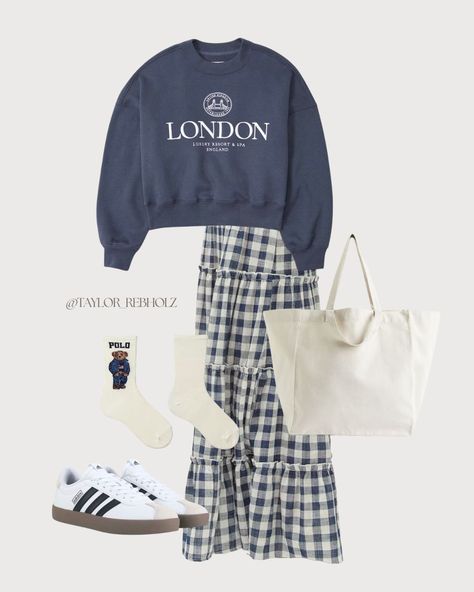 → Urban Outfitters: Plaid Maxi Skirt → Polo Ralph Lauren: Bear Socks → Adidas: Women’s VL Court Sneakers → Abercrombie: London Graphic Sweatshirt → H&M: Cream Canvas Tote Bag #falloutfit #ltkunder40 #ltkunder50 #ltkseasonal #maxiskirtstyling #adidassneakers #graphicsweatshirt Socks Adidas, London Graphic, Plaid Maxi Skirt, Ralph Lauren Bear, Bear Socks, Fall Outfit Inspiration, Urban Renewal, Outfit Inspiration Fall, Luxury Resort