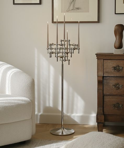 Floor candle stands