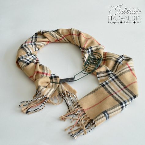 7 plaid scarf ideas Scarf Wreaths Winter Scarves, Scarf Wreaths, Scarf Wreath, Decor For Easter, Wreaths Videos, Easy Fall Wreaths, Flannel Scarves, Winter Wreath Diy, Red Plaid Scarf