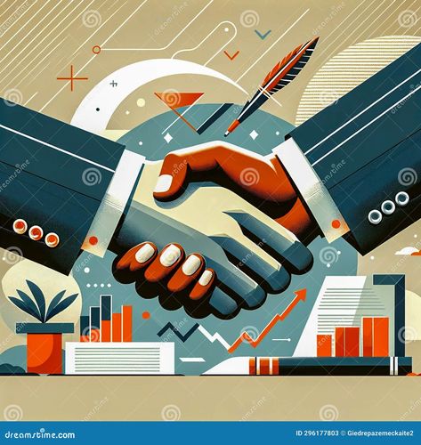 #deal #contract #agreement Cooperation Illustration, Handshake Business, Social Contract Theory, Business Language, Elements Symbols, Social Contract, Contract Agreement, Sales Image, Business Deals