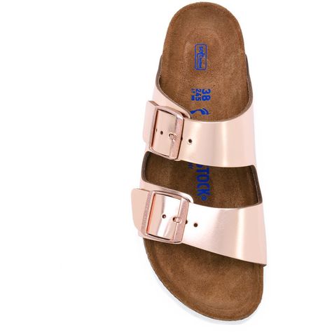 Rose Gold Birkenstocks, Pink Leather Shoes, Shoes Birkenstock, Purple Sandals, Birkenstock Sandals Arizona, Purple Shoes, Pink Sandals, Birkenstock Sandals, All About Shoes