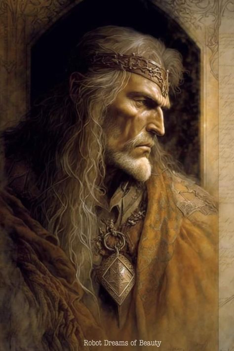 Old King Fantasy Art, Old King Art, Vampire Village, Hero Quest, Npc Ideas, Old King, Dnd Maps, Fantasy Portraits, Kings Man