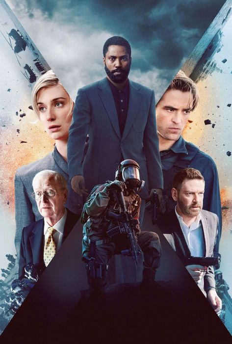 Clockwise from bottom left: Sir Michael Caine, Elizabeth Debicki, John David Washington, Robert Pattinson, Kenneth Branagh. Tenet Movie, John David Washington, David Washington, Film Posters Art, Film Poster Design, Thriller Film, Movie Posters Design, Christopher Nolan, Movie Wallpapers