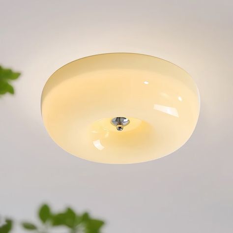 With the wonderful tiers so distinctive a traditional egg, this beautiful milkglass hangs as a lovely, semi-flush ceiling light. Look at the glow and definition of the shape. A perfect accent for a farmhouse or cottage. Ceiling Lamp Design, Bedroom Ambiance, Round Ceiling, Glass Ceiling Lights, Semi Flush Ceiling Lights, Bedroom Ceiling Light, Glass Ceiling, Flush Ceiling Lights, Diffused Light