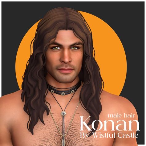 Male Hair, Sims 4 Mm Cc, Tumblr Sims 4, Sims 4 Mm, Sims 4 Cas, Long Wavy Hair, Sims 4 Cc Finds, Braids For Long Hair, Sims Mods