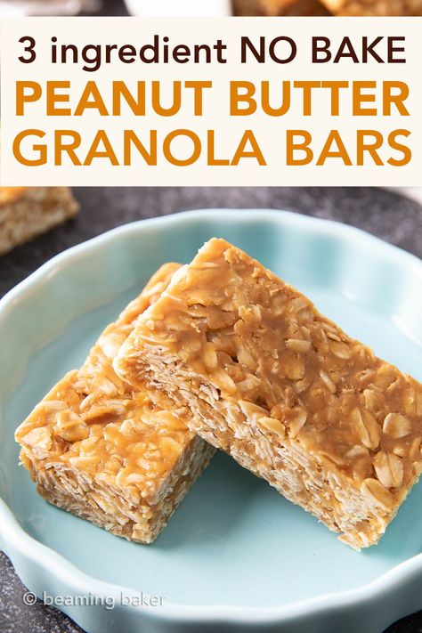 Homemade Peanut Butter Granola Bars, Peanut Butter Granola Bar Recipe, Peanut Butter Granola Bars, Granola Bars Recipe, The Best Oatmeal, Oatmeal Peanut Butter, Honey Roasted Peanuts, No Bake Peanut Butter, Granola Recipe Bars