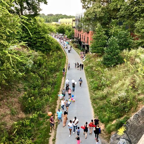 BeltLine officials need cash to finish the trail network. What will it cost Atlanta? The Beltline Atlanta, Beltline Atlanta, Atlanta Beltline, Downtown Atlanta, Social Story, City Planning, Grant Park, Social Stories, Big Sky