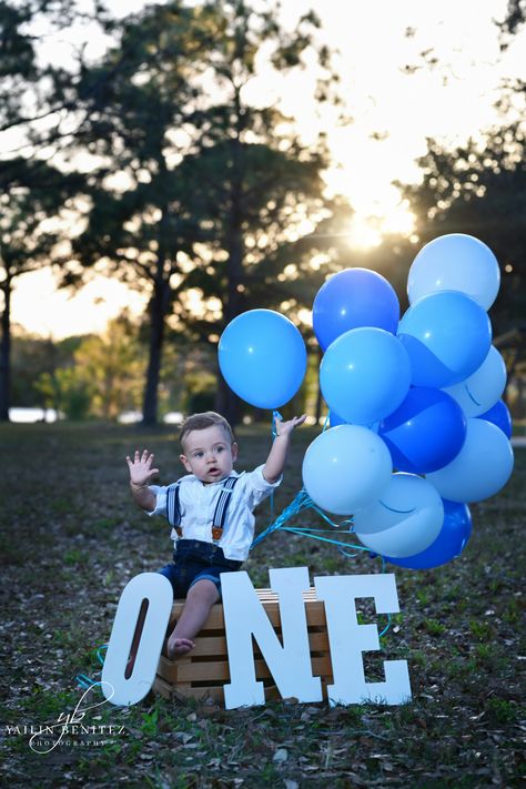 One year old Photo shoot Winter Wonderland-party, Boy Birthday Pictures, Happy Greetings, Baby Birthday Photoshoot, First Birthday Photography, Balloons Photography, 1st Birthday Pictures, 1st Birthday Photoshoot, Smash Cake Boy