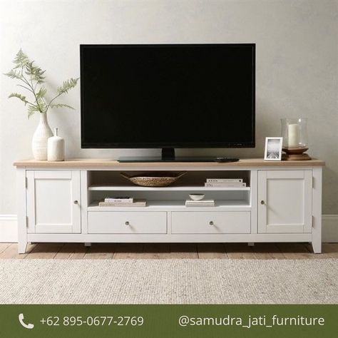 selamat datang di toko online kami🙏 "SAMUDRA JATI" -spesifikasi- ✅nama barang:bufet TV ✅Bahan:kayu ✅Ukuran: ✅Finishing:natural/request ✅Keuntungan berbelanja di @samudra_jati_furniture: 1.melayani costum sesuai keinginan anda 2.boleh konsultasi atau tanya-tanya(FREE) 3.mengutamakan kualitas produk 4.memberi garansi produk 5.menerima pengiriman seluruh indonesia info pemesanan: 📞Admin:‪ +62 895‑0677‑2769 📞Owner:@nikolassamudra4 Terimakasih atas kunjungan anda selamat berbelanja🙏 #kursi #... Cotswold Company, Dresser Kitchen Island, Large Tv Stands, Home Office Furniture Sets, Kitchen Island Table, White Tv, Large Tv, Rack Tv, Garden Table And Chairs