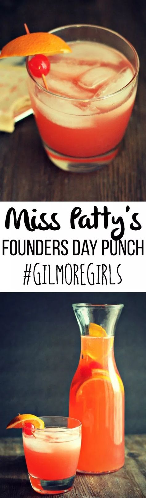 Miss Patty's Founders Day Punch - Dash Of Evans Founders Day Punch, Gilmore Girls Food, Miss Patty, Christmas Drinks Alcohol Recipes, Crazy Stories, Christmas Drinks Alcohol, Healthy Party Food, Gilmore Girls Fan, Founders Day