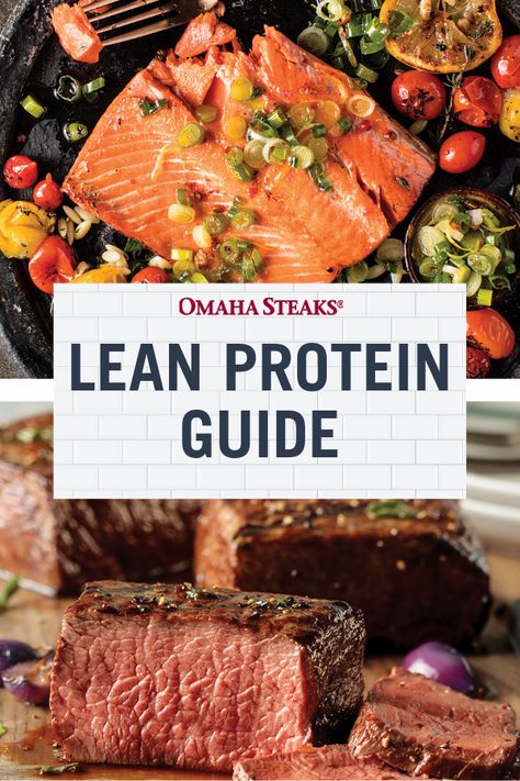 Lean Protein Guide Lean Meats List, High Protein Seafood, Lean Protein Foods, Healthy Recipes Protein, Best Protein Sources, Protein Guide, Eat More Protein, Lean Meats, Macro Meal Plan