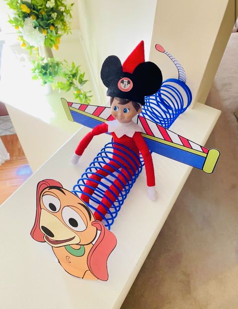 Mickey Elf On The Shelf, Disney World Elf On The Shelf Ideas, Elf Disney Ideas, Elf On The Shelf Ideas Disney, Elf On The Shelf Disney Ideas, Disney Elf On The Shelf Ideas, Elf On The Shelf Toddler Ideas, Elf On The Shelf Disney, Elf 2024