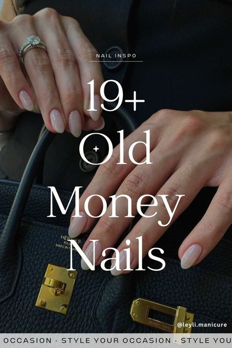 Looking for old money nails ideas? You’ll love this list of chic nails with a luxury old money nail aesthetic. From natural, oval, square, French tip, and naked nails, we have the perfect timeless quiet luxury nail designs for 2024. Chic nails, classy nails, elegant nail designs Old Money Nails, Sophisticated Nails, Money Nails, Nails Elegant, Elegant Nail Designs, Nude Nail Designs, Aesthetic Nails, Classic French Manicure, Casual Nails