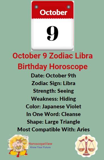 October 9 Zodiac Sign, October Horoscope, Birthday Personality, Zodiac Characteristics, Know Your Future, Birthday Horoscope, October Zodiac, Horoscope Dates, Libra Birthday