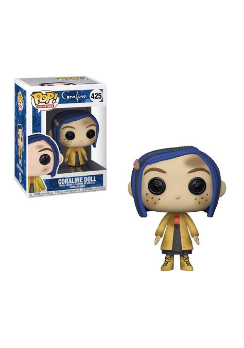 PRICES MAY VARY. From Coraline, Coraline as a Doll, as a stylized POP vinyl from Funko! Stylized collectable stands 3 ¾ inches tall, perfect for any Coraline fan! Collect and display all Coraline figures from Funko! Funko pop! is the 2017 toy of the year and people's choice award winner Preppy Funko Pops, Coraline Funko Pop, Cool Funko Pops, Cute Funko Pops, Coraline Theories, Coraline Stuff, Funko Display Ideas, Best Funko Pop, Coraline Aesthetic