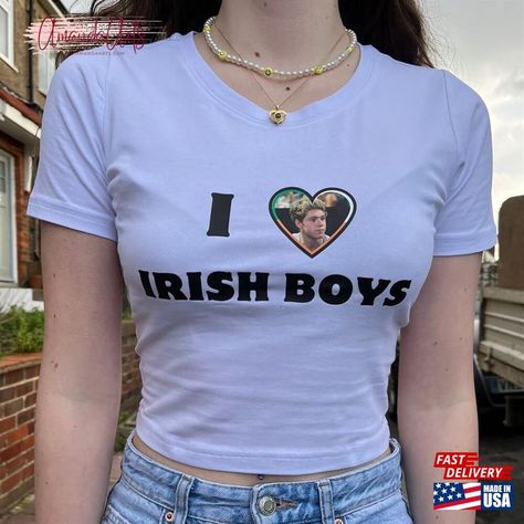 I Love Irish Boys Niall Horan Tee T Shirt T-Shirt Hoodie Check more at https://amandaarts.com/product/i-love-irish-boys-niall-horan-tee-t-shirt-t-shirt-hoodie/ I Love Irish Boys Shirt, Niall Horan Concert Outfit Ideas, Niall Horan Outfits, Irish Boys, Concert Fits, Niall Horan, Graphic Tees Women, Boys Shirts, Concert Outfit