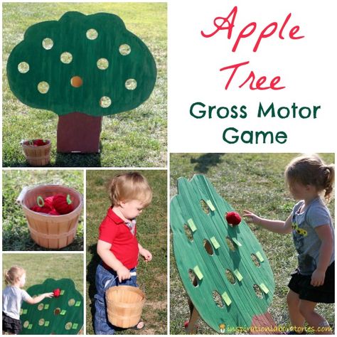 Yarn Apples, Apple Lesson Plans, Harvest Activities, Apple Lessons, Fall Lesson Plans, Gross Motor Activity, Apple Festival, Toddler Lessons, Plants Unit