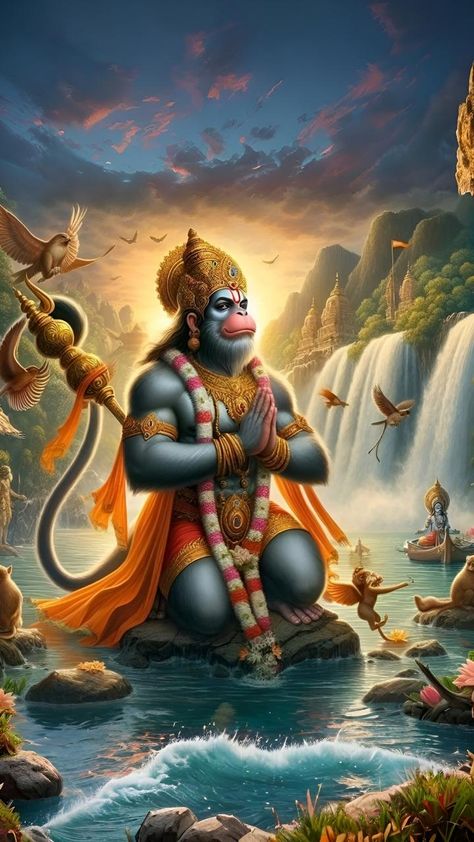 Hunman Ji Good Morning, Hanuman Ji Pic, Hanuman Ji Wallpaper, Gods Wallpaper, Bajrangbali Hanuman, Childhood Photography, Durga Ji, Hanuman Ji Wallpapers, Lotus Flower Pictures