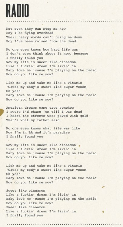 Lana Del Rey Aesthetic Lyrics Radio, Lana Del Rey Radio Lyrics, Song Lyric Posters Aesthetic, Radio Lana Del Rey Aesthetic, Radio Lana Del Rey, Lyrics Lana Del Rey, Ldr Lyrics, Lana Del Rey Radio, Free Song Lyrics