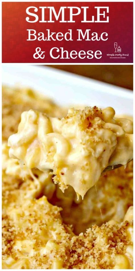 Simple Baked Mac And Cheese, Easy Mac And Cheese Recipe, Mac And Cheese Easy, Good Macaroni And Cheese Recipe, Best Mac And Cheese Recipe, Easy Mac N Cheese Recipe, Easy Mac N Cheese, Best Mac N Cheese Recipe, Baked Mac And Cheese Recipe