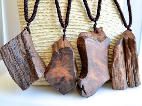 Natural Driftwood Pendant Necklace Natural Shape and Color Size Approx.2-3x1.5-2x1 Inch Adjustable Cord 26-36 inches Driftwood Pendant, Driftwood Necklace, Wood Jewelry Diy, Wooden Jewelery, Wood Jewelery, Driftwood Jewelry, Wooden Bracelet, Wooden Necklace, Wood Accessories