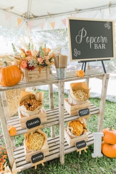 fall baby shower ideas Fall Baby Shower Cake, Fall Baby Shower Ideas, Popcorn Bar, Kettle Corn, Balloon Arrangements, Apple Cider Donuts, Faux Pumpkins, Delicious Donuts, Fall Staples