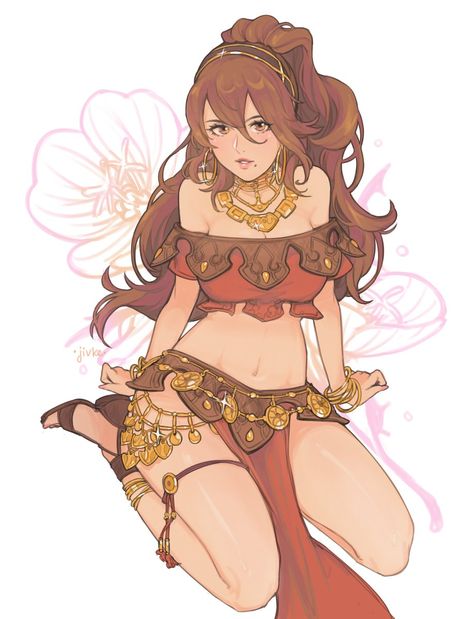 Primrose Azelhart, Octopath Traveler, Dancers Outfit, Dnd Characters, Fire Emblem, Anime Outfits, Tag Art, Fantasy Character Design, Pretty Art