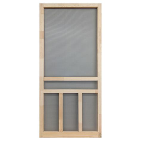 how to install a wood screen door Decorative Screen Doors, Patio Screen Door, Wood Screen Door, Wooden Screen Door, Diy Screen Door, Wood Hinges, Home Door Design, Vinyl Frames, Wood Screens