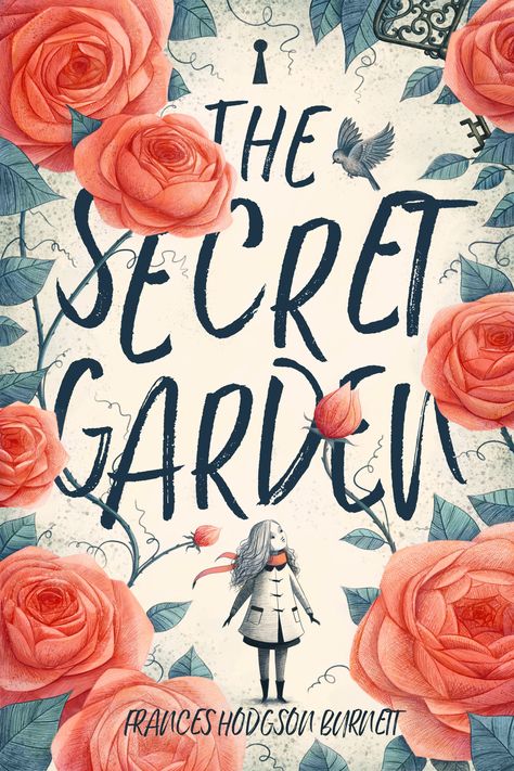 Alternative Cover Design for "The Secret Garden" on Behance Secret Garden Book Cover, Secret Garden Book, Cover Design Inspiration, Book Cover Design Inspiration, Buch Design, Best Book Covers, Garden Illustration, Book Cover Illustration, Beautiful Book Covers