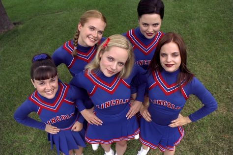 sugar and spice...still love this movie Sugar And Spice Costume, Sugar And Spice Movie, Campy Movies, 90s Cheerleader, Comic Outfits, Tatum Riley, Movie Cinematography, 2000s Pop Culture, Characters Costumes