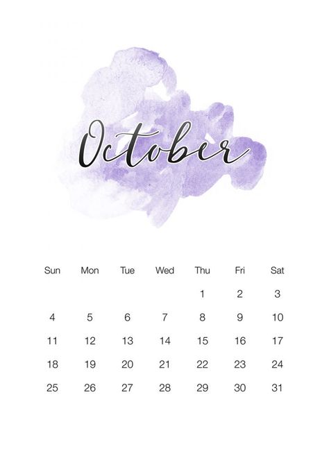 Free Printable 2020 Watercolor Wash Calendar Watercolor Calendar, October Calendar, Cottage Market, How To Start Yoga, Calendar Wallpaper, Free Printable Calendar, Baby Clip Art, Print Calendar, Watercolor Wash