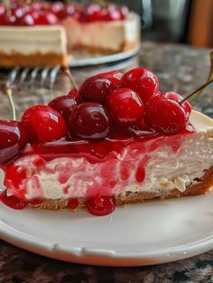 Graham Cracker Crust Cheesecake, Lemon Delight, Cheesecake Slice, Cheesecake Ingredients, No Bake Cherry Cheesecake, Cherry Topping, Pecan Pie Easy, Whipped Shortbread Cookies, Strawberry Pie Filling