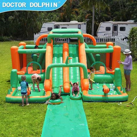 Big Bounce House, Big Water Slides, Ultimate Playground, Backyard Water Parks, Inflatable Castle, Jumping Castle, Slip N Slide, Inflatable Water Park, Kids Carnival