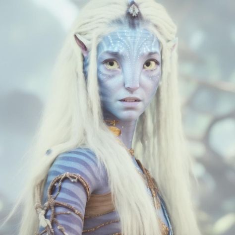 #avatarthewayofwater #avatar #navidad White Hair Na’vi, Avatar Navi Tribes, Blonde Na'vi Avatar, Avatar Oc White Hair, White Navi Avatar, White Hair Avatar, Avatar White Hair, Avatar Navi Oc White Hair, Avatar Script