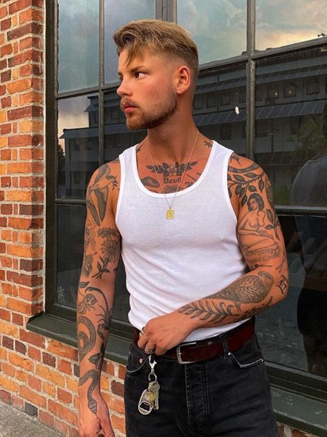 Underarm Tattoo, Mens Hairstyles With Beard, Cholo Style, Tattoo Inspiration Men, Text Tattoo, Chest Tattoo Men, Full Body Tattoo, Stomach Tattoos, Cowgirl Aesthetic