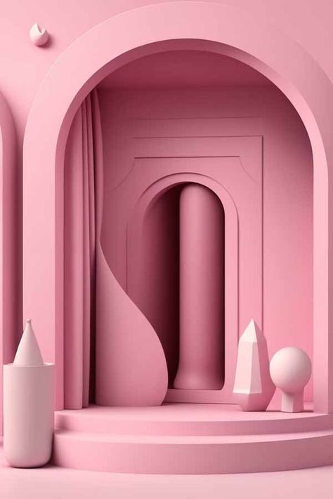 Fondo abstracto rosa con inspiración renacentista Pink Luxury Aesthetic, Pink Aesthetic Background, Pink Abstract Background, Long Sleeve Blouse Designs, Gfx Background, 3d Podium, Abstract Aesthetic, Pink October, Cool Dance Moves