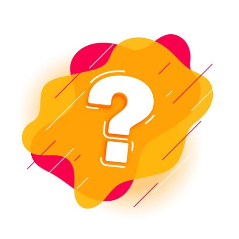 Modern question mark for help and suppor... | Free Vector #Freepik #freevector Question Mark Background, Brochure Inspiration, Instagram Template Free, Style Web, Modern Style Design, Cardboard Art, Drawing Templates, Creative Illustration, Color Pencil Art