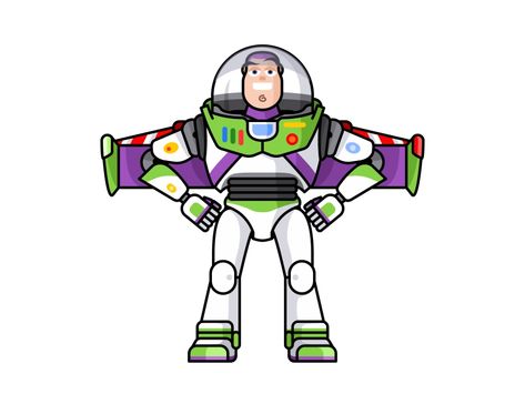 Buzz Lightyear by Aleksandar Savic Buzz Lightyear Clipart, Toy Story Cakes, Sticker Journal, Toy Story Buzz Lightyear, Data Tracking, Abstract Wallpaper Backgrounds, Portrait Cartoon, Toy Story Birthday, Toy Story Party