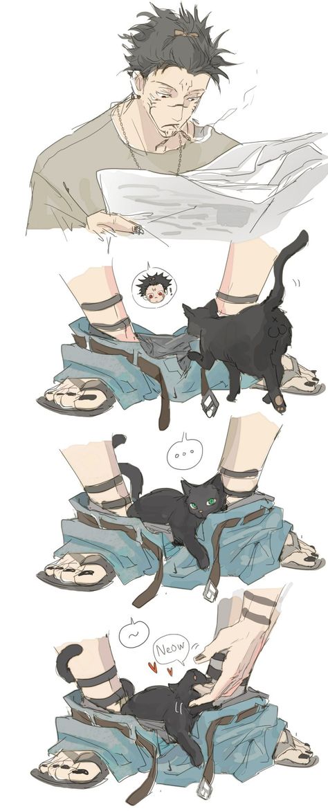 Emo Cat Boy, Desenhos Love, Demon Dog, Anime Galaxy, Anime Funny Moments, Pop Art Wallpaper, Cat Boys, Anime Baby, Fanarts Anime