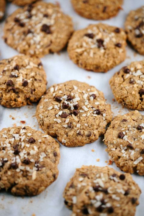 Oatmeal Chocolate Chip Coconut Lactation Cookies - A treat for breast feeding mommies! Brewer's yeast, flax seed and oatmeal are the special ingredients for this recipe. The cookies taste yummy too! | jessicagavin.com Lactation Cookies Recipe, Healthy Milk, Lactation Recipes, Oatmeal Chocolate Chip, Lactation Cookies, Brewers Yeast, Oatmeal Chocolate, Gateaux Cake, Milk N Cookies