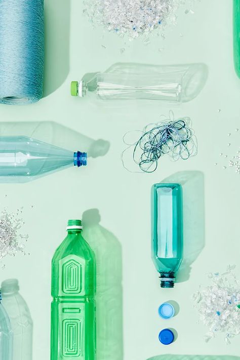 How sustainable are clothes and accessories made from recycled plastic, really? | Vogue India Plastic Problems, Recycle Design, Empty Plastic Bottles, Marriage Story, Recycling Process, Bottle Service, Polyethylene Terephthalate, Recycled Bottles, Plastic Containers