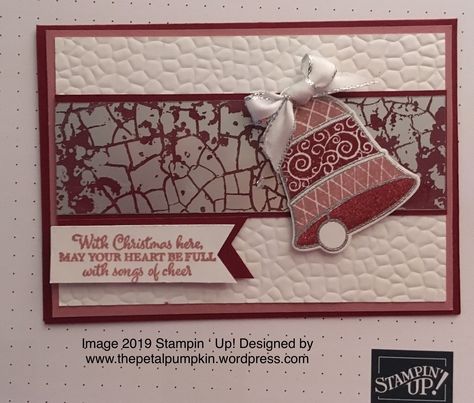 Elaine Smith Designs – Paper crafts Bells Are Ringing Stampin Up Cards, Paper Pumpkin Stampin Up, Simple Christmas Cards, Hocking Hills, Christmas Card Crafts, Christmas Catalogs, Classic Card, Merry Christmas To All, Stampin Up Christmas