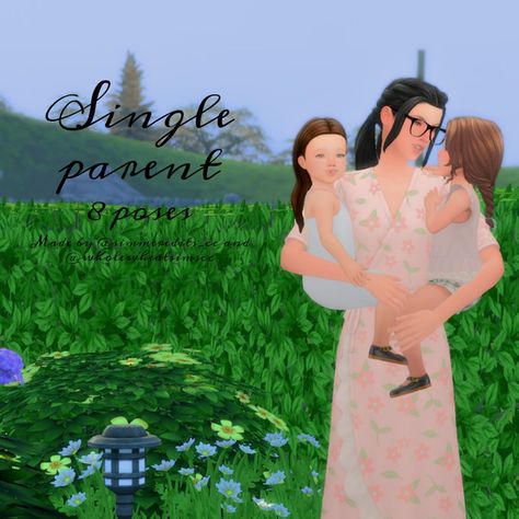 Single Parent | Simmeredits101 en Patreon Sims 4 Single Parent Poses, Sims 4 Single Mom Poses, Sims Poses, Ts4 Poses, Sims 4 Family, 4 Poses, Single Parent, Sims 4 Game, Family Mom