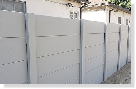 Concrete Fences - American Precast Concrete Fence Panels, Concrete Fencing, Precast Concrete Wall, Concrete Fences, Concrete Fence Wall, Farm Cabin, Split Rail Fence, Stone Fence, Compound Wall