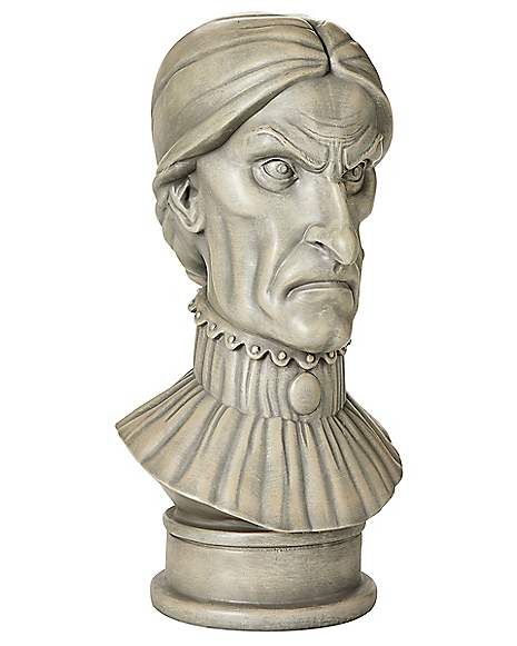 Library Bust Statue - The Haunted Mansion - Spirithalloween.com Mansion Library, Steampunk Mens Costume, Steampunk Womens Costume, Disney Baby Costumes, Haunted Mansion Decor, Safari Costume, Werewolf Girl, Werewolf Costume, Haunted Mansion Halloween