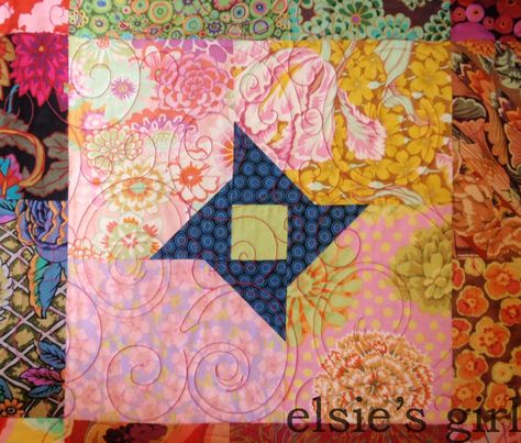 Modern Machine Quilting, Kaffe Fassett Quilts, English Paper Piecing Quilts, Kaffe Fassett Fabric, Star Quilt Patterns, Strip Quilts, Quilt Block Tutorial, Colorful Quilts, Paper Piecing Quilts