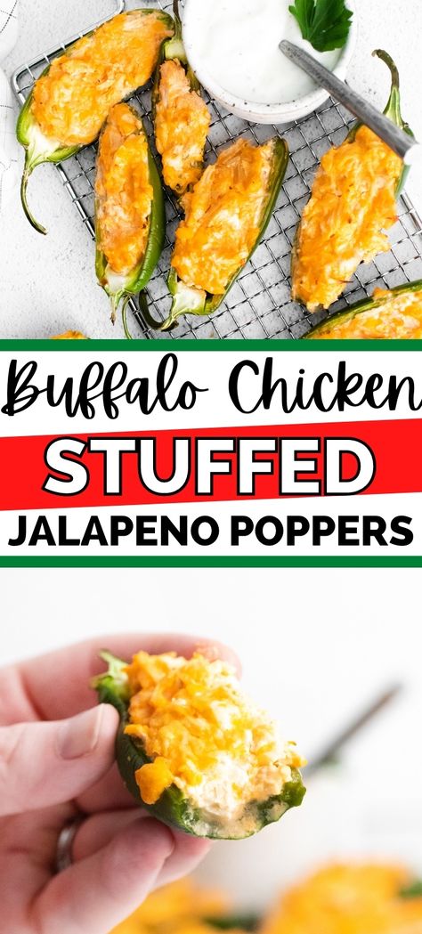 Chicken Jalapeno Poppers, Gf Appetizers, Stuffed Jalapeno Poppers, Jalapeno Appetizer, Chicken Jalapeno, Stuffed Jalapeños, Stuffed Jalapeno, Fried Recipes, Chicken Poppers