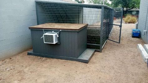 AC Kennel in Phoenix Diy Doggie Door, Outdoor Kennel, Diy Dog Run, Dog Enclosure, Doggie Door, Dog Kennels, Vet Clinic, Dog Kennel Outdoor, Vet Clinics