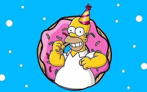 Simpsons Birthday, Homer Donuts, Simpsons Donut, Simpsons Party, Ned Flanders, Rick And Morty Poster, Simpsons Drawings, Maggie Simpson, Casino Theme Party Decorations