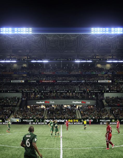 Portland-Timbers-Stadium-Kickoff-Allied-Works Portland Timbers, Soccer Stadium, Ideal Life, Sports Arena, Major League Soccer, 2023 Vision, Major League, Workout Videos, Portland